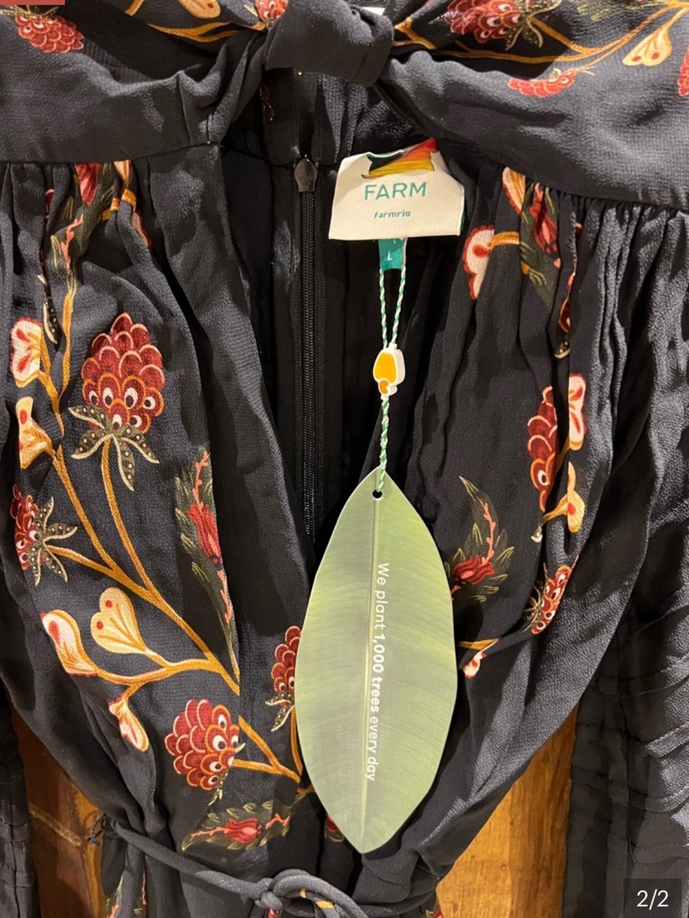 🍁NWT Farm Rio Flower Maxi - Perfect Fall Dress 🍁 - Picture 2 of 3